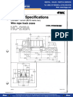 Link Belt HC218A Specifications