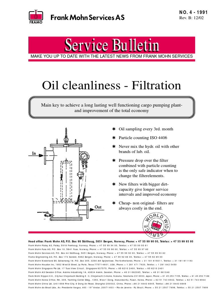 04 - Oil Cleanliness - Filtration | PDF | Viscosity | Filtration