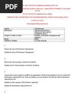 MU0016 – Performance Management and Appraisal WINTER 2014
