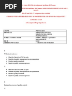 Pm 0017 –Project Quality Management Winter 2014