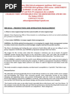 Mb 0044 - Production and Operation Management Winter 2014