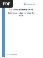 Utl Dwdm 10g-Mu Datasheet 01