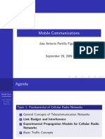 Mobile Communications Topic 12 Link Budget Interference