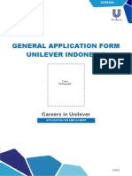 Application Form Unilever