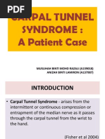 Download Case Study Carpal Tunnel Syndrome by Muslihah Mohd Razali SN251922806 doc pdf