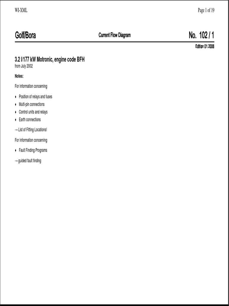 BFH Engine Wiring Diagram Overview | PDF | Ignition System | Throttle