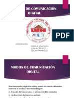  Modos de Comunicación Digital 