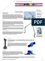 Stress and Thermal Analysis of An LNG Marine Loading Arm