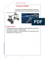 Torsion of Shafts: Learning Objectives