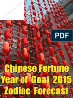 Chinese Prosperity Year of Goat 2015 Zodiac Prediction