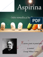 Aspirina- intre remediu si boala