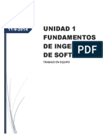Fund. Ing Software (Trabajo en Equipo) 11 de Septiembre Del 2014