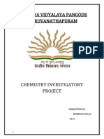 Chemistry Investigatory Project - Study of Constituent of Alloys