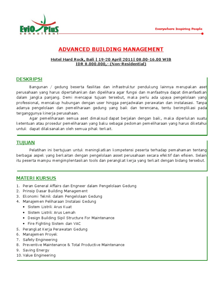 Advanced Building Management | PDF | Seni