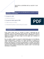 estudio de la salud y sistemas sanitarios