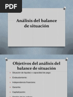 Análisis Del Balance de Situación