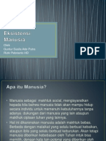 Eksistensi Manusia