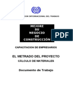 Metrado Del Proyecto MESUNCO1