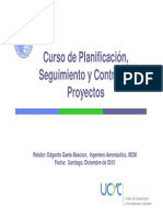 Curso de Planificación, Seguimiento y Control de Proyectos