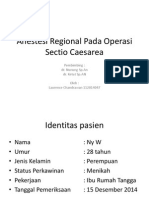 Anestesi Regional Pada Operasi Sectio Cesarea LAW