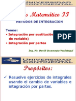 Integracion Por Cambio de Variable PDF