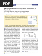 Download ArticA Multistep Synthesis Incorporating a Green Bromination of an Aromatic Ringulo by itz_19 SN251955160 doc pdf