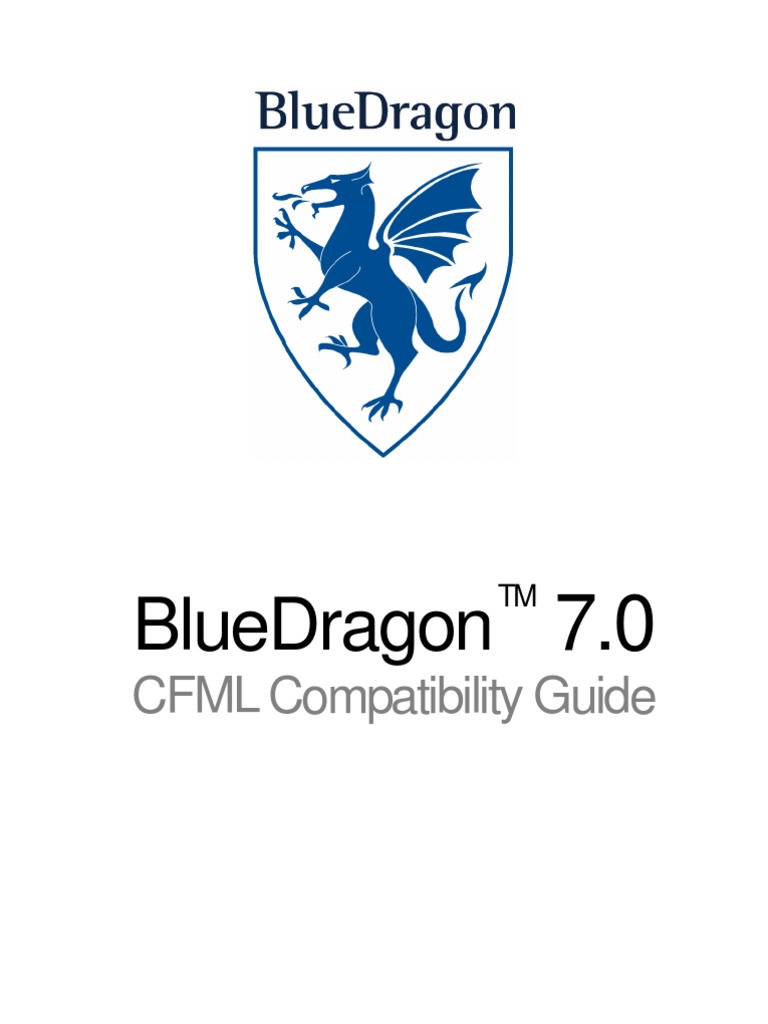 BlueDragon 7.0: CFML Compatibility Guide | PDF | Software Engineering ...
