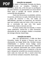 Oração Da Manhã