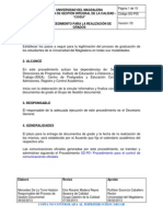 SG-P05 Procedimiento para La Realizacion de Grados PDF