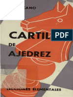 Cartilla de Ajedrez Lecciones Elementales Lezcano