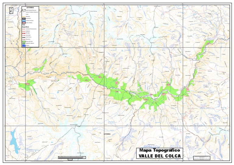 Mapa del Valle del Colca y alrededores | PDF | Arte