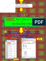 First:: File Save As ID# (J:) Click Documents Save