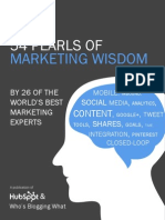 54 Pearls of Marketing Wisdom