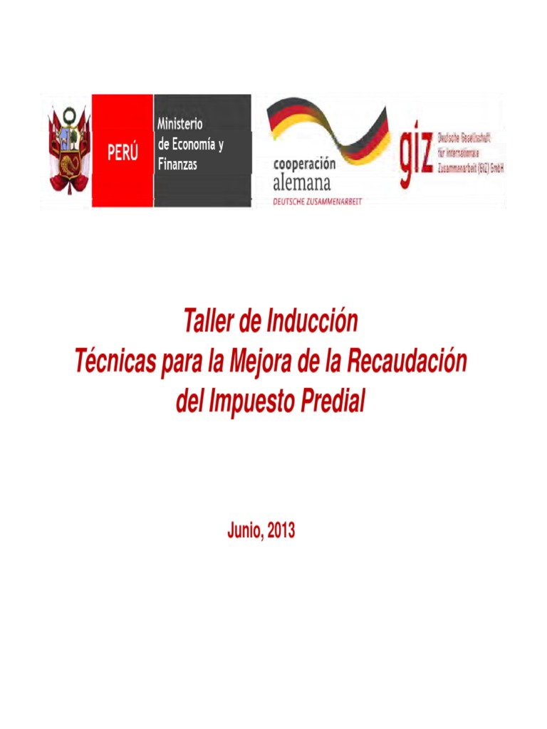 Mejora de Recaudación del Impuesto Predial | PDF | Impuestos | Gobierno