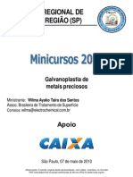 Galvanização de metais preciosos