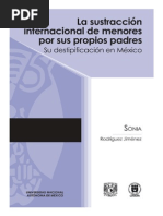 Sustraccion Internacional de Menores Por Sus Propios Padres