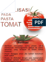 Strerilisasi Pada Pasta Tomat