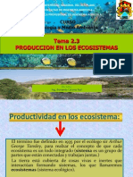 2.3 Producción en Los Ecosistemas (1) FDGF