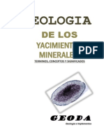 Geologia Los Yacimientos Minerales (Términos, Conceptos y Significados)