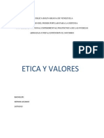 Etica y Valores