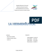 Analisis Grupal de La Hermeneutica PDF