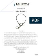 Sling Anchor Installation and Safety Guide