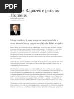 Discurso Para os Rapazes e para os Homens.docx