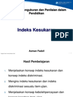 Indek Kesukaran Item PDF