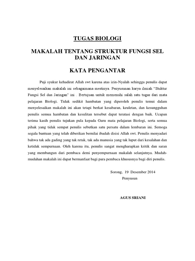 Karya Ilmiah Biologi