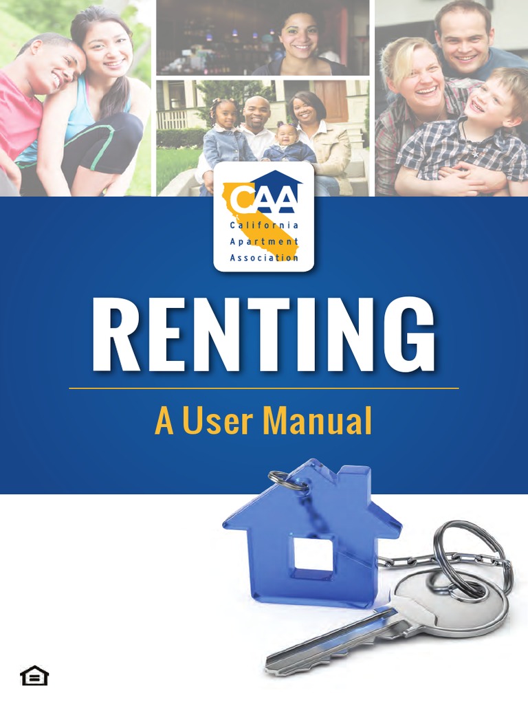 California Apartment Association - Renting Manual | PDF | Landlord | Lease