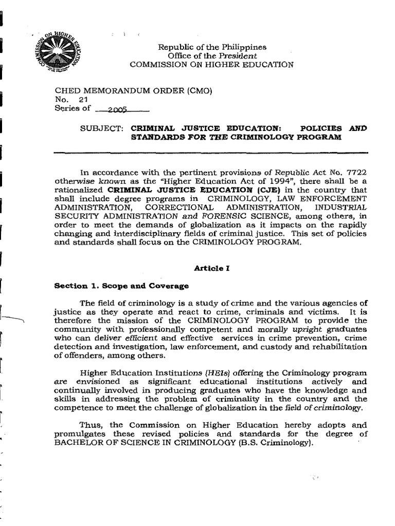 CMO No.21 s2005 | PDF