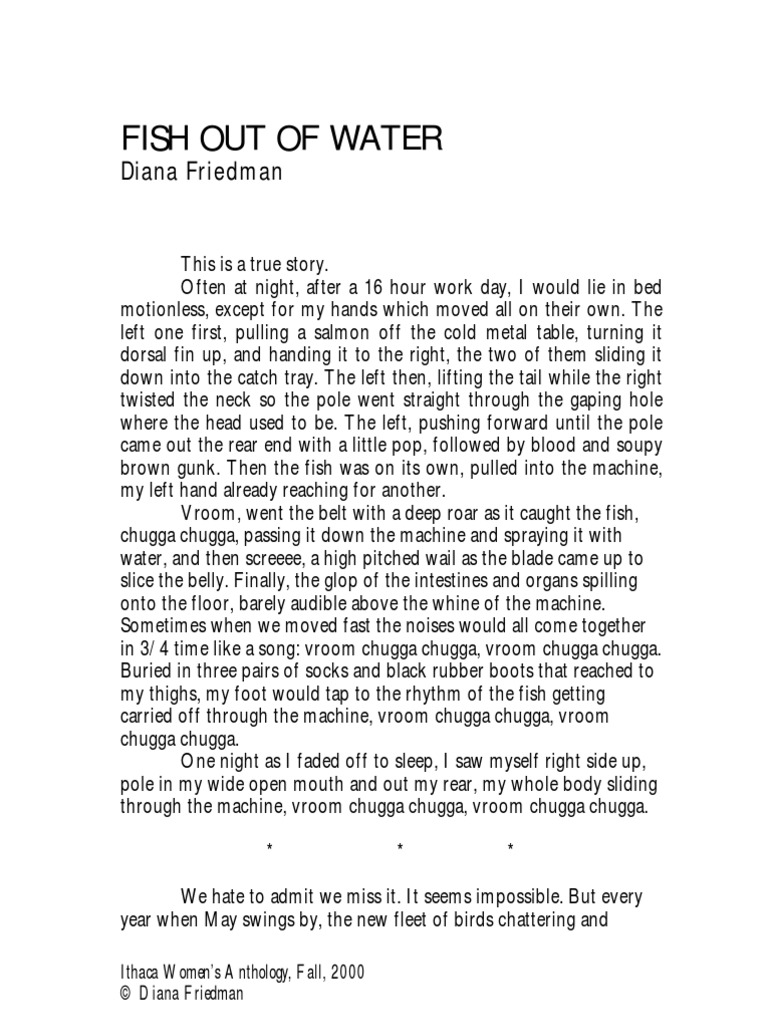 Fish Out of Water | PDF | Sky | Nature