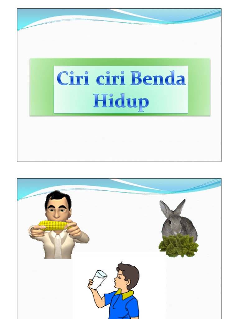 Ciri Ciri Benda Hidup Pdf