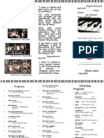Brochure Piano Recital 2014